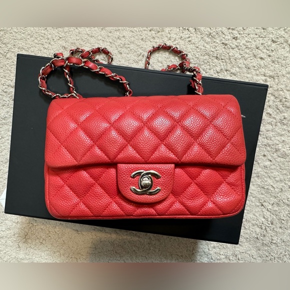 CHANEL Mini rectangle caviar quilted flap classic - Picture 11 of 13